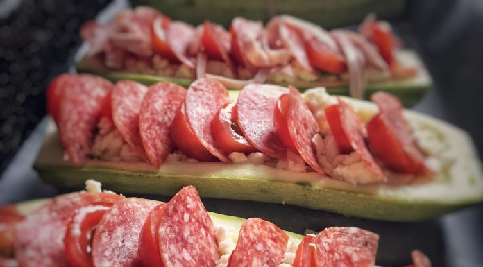 Pizza pe blat de dovlecel